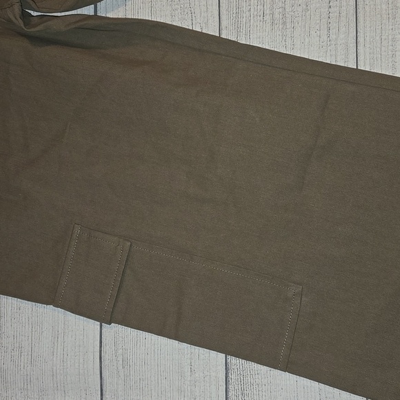 PacSun Kendall & Kylie Canvas Pull-On Cargo Pants Olive Green Size S NWOT - Picture 6 of 13
